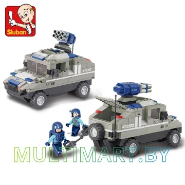 Конструктор Sluban M38-B0203 Бронированный хаммер (265 деталей) картинка 7